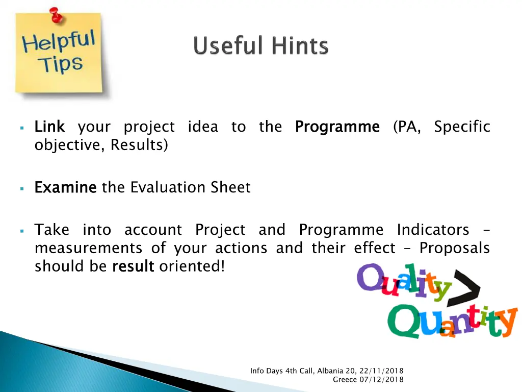 link objective results