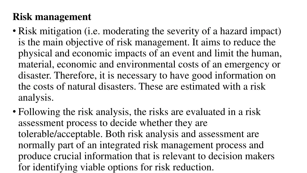 risk management risk mitigation i e moderating