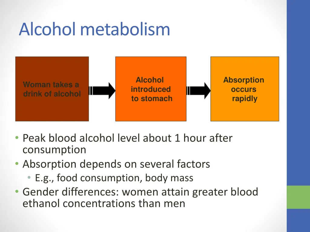 alcohol metabolism