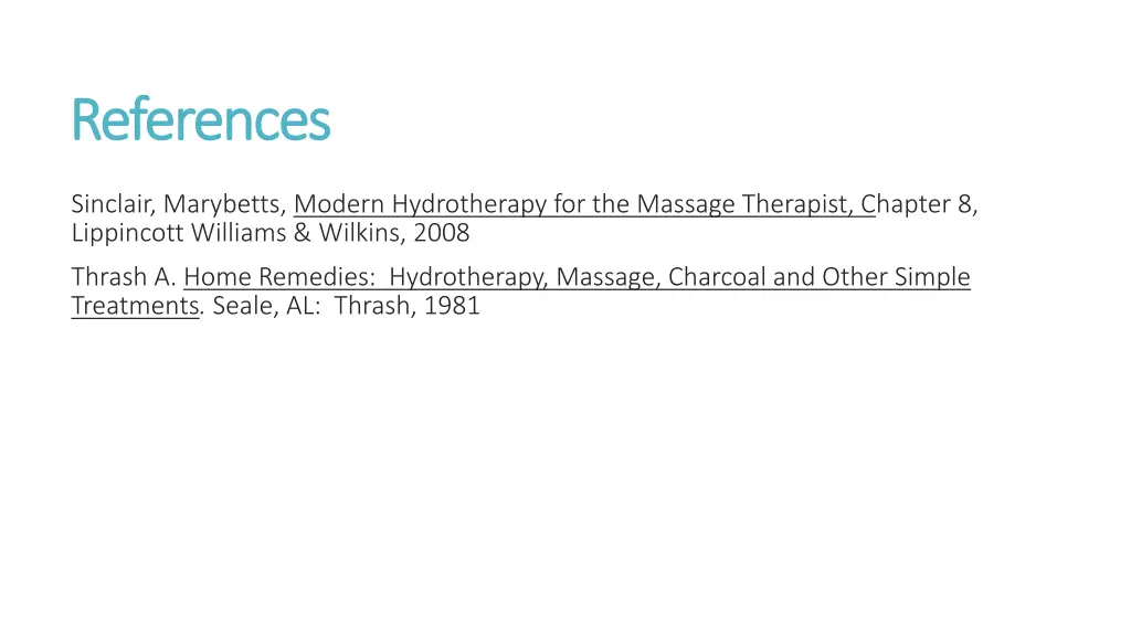 references references