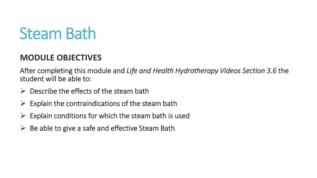 steam bath steam bath 1
