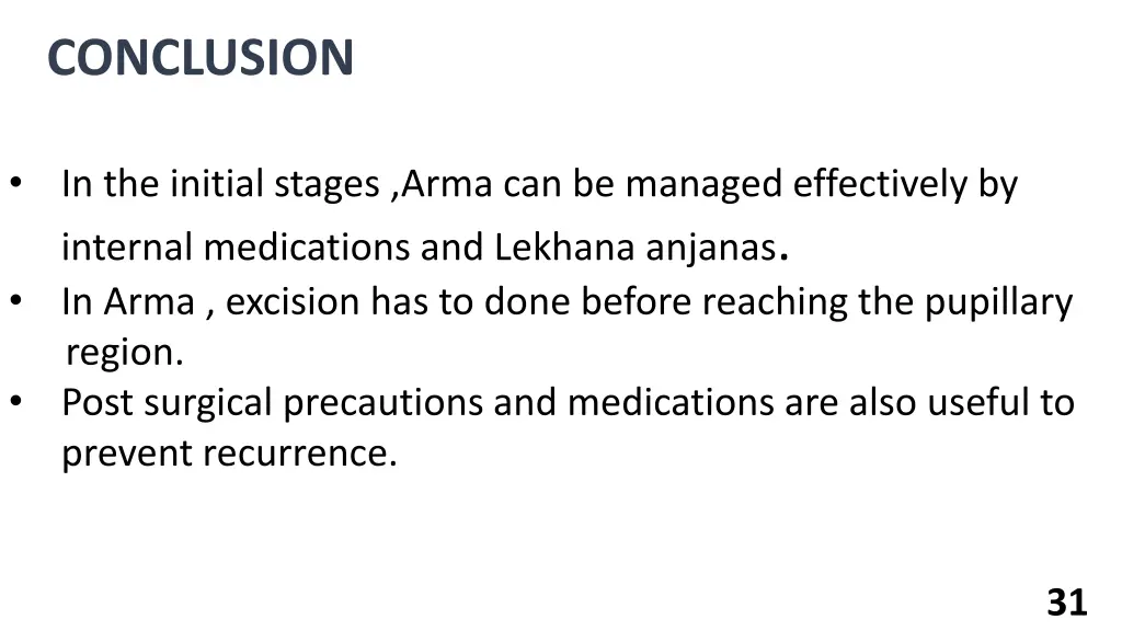 conclusion