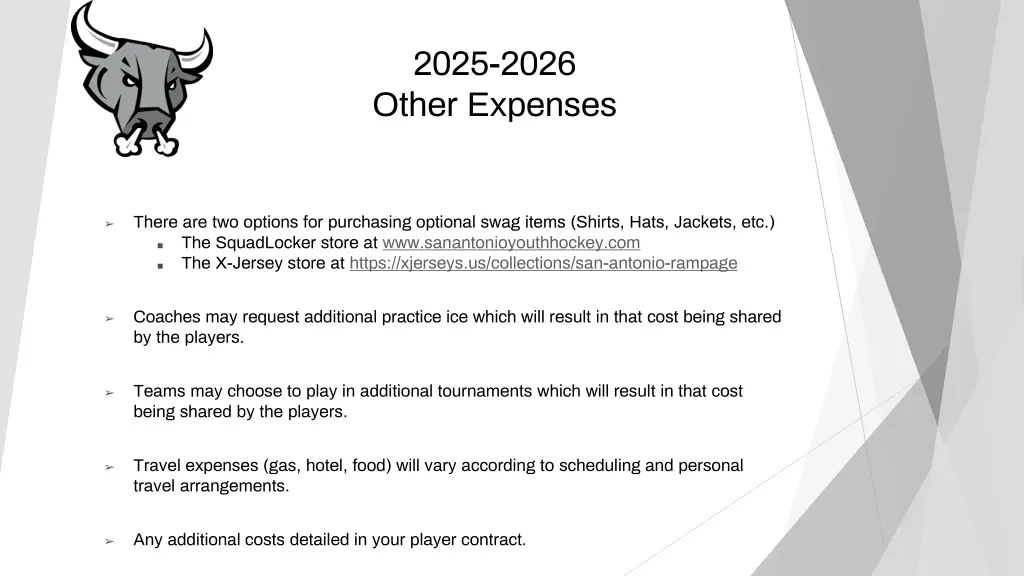 2025 2026 other expenses