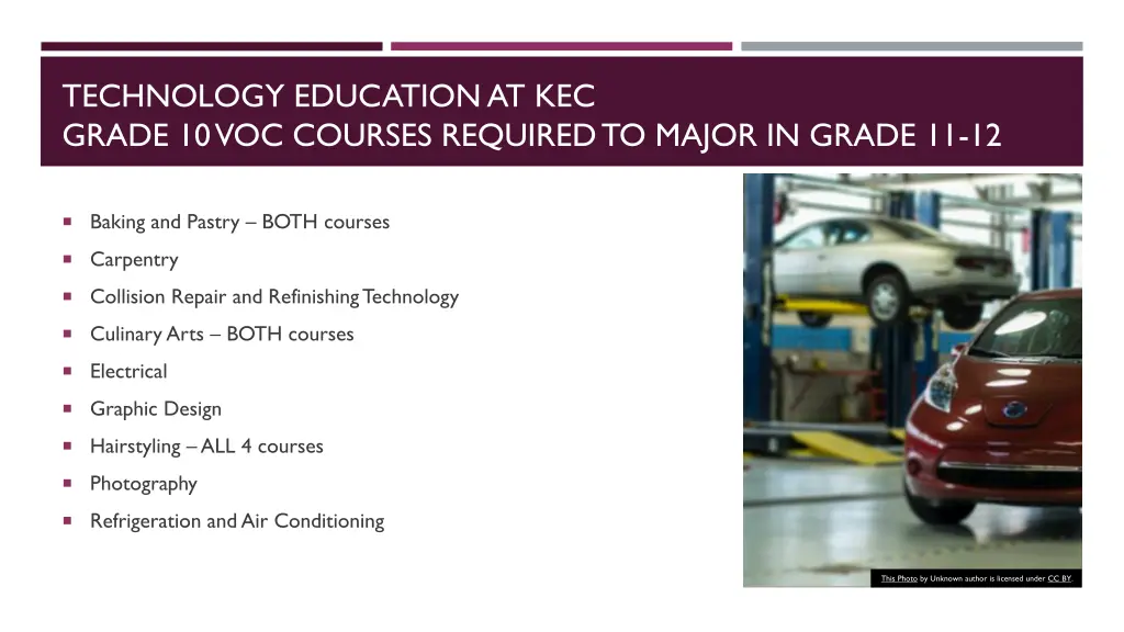 technology education at kec grade 10 voc courses