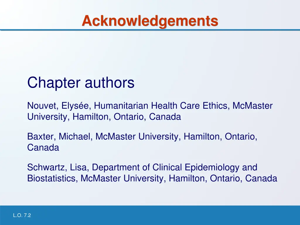 acknowledgements