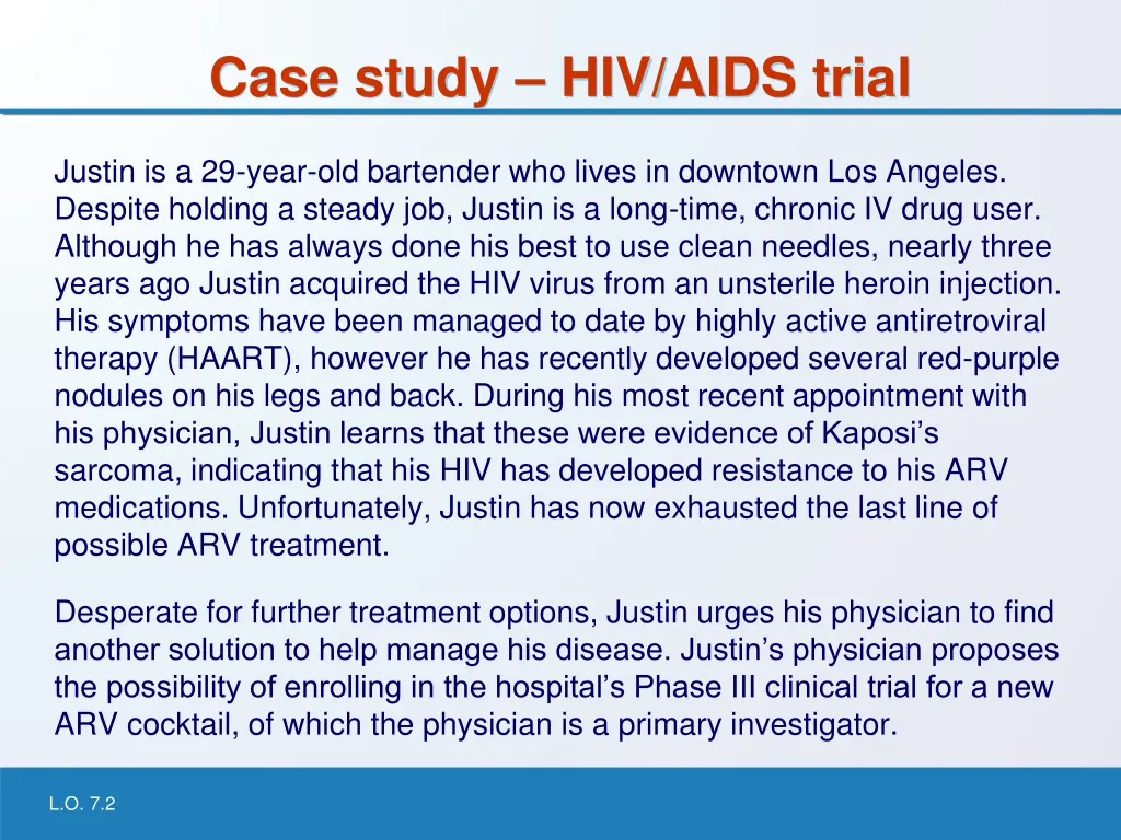 case study hiv aids trial