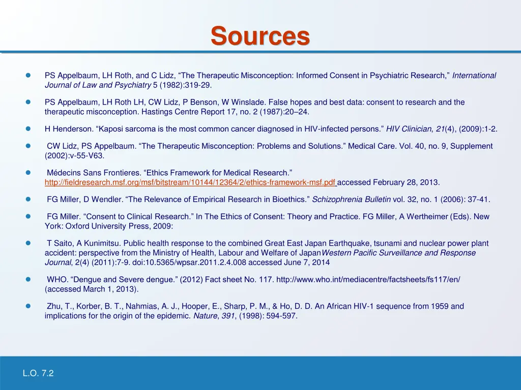 sources