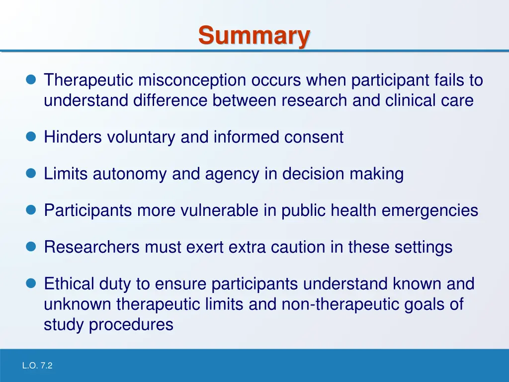 summary