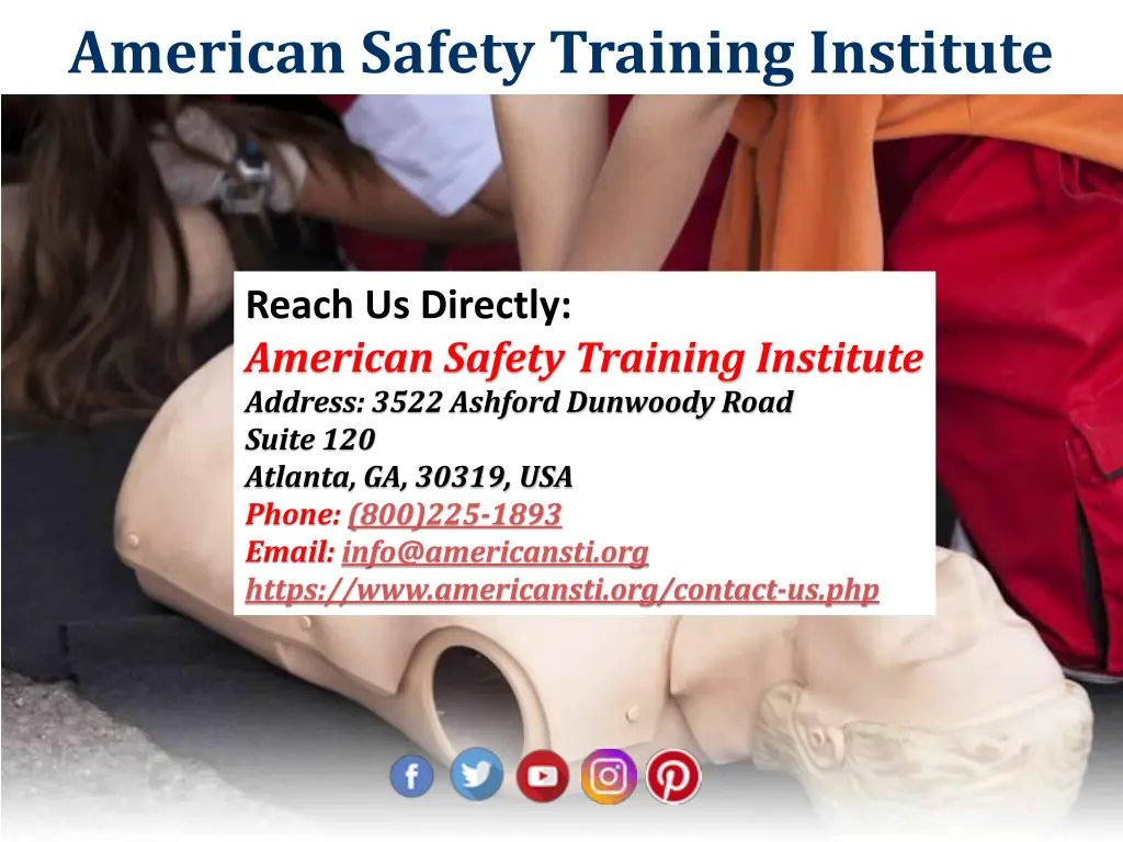 american safety training institute