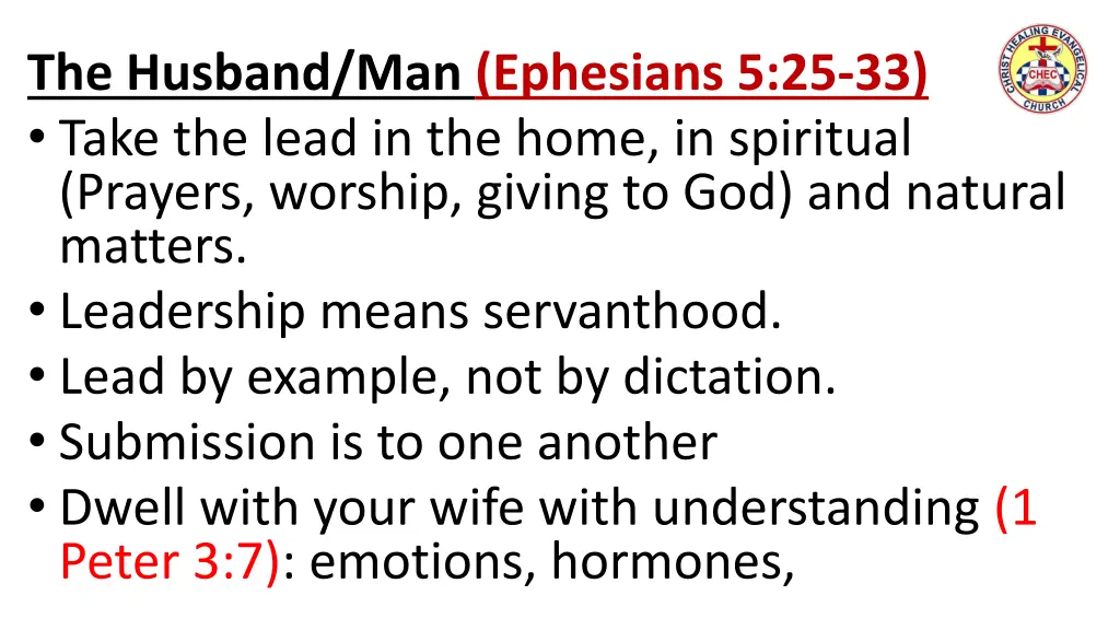 the husband man ephesians 5 25 33 take the lead