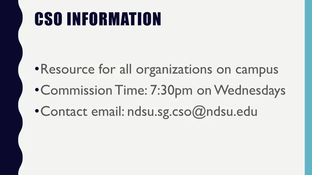 cso information