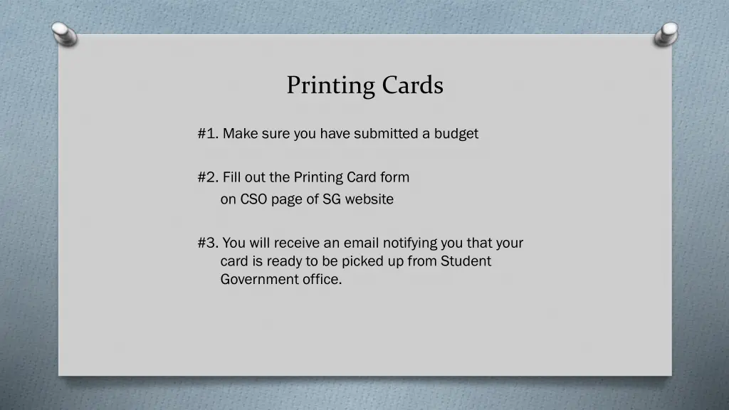 printing cards