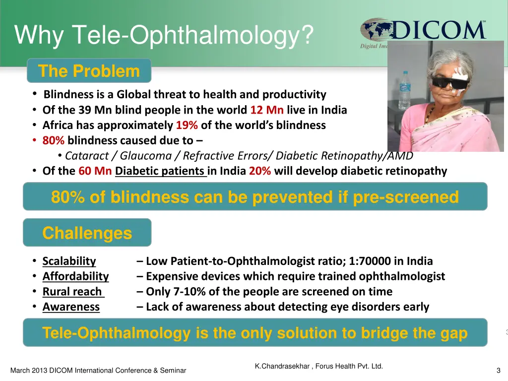 why tele ophthalmology