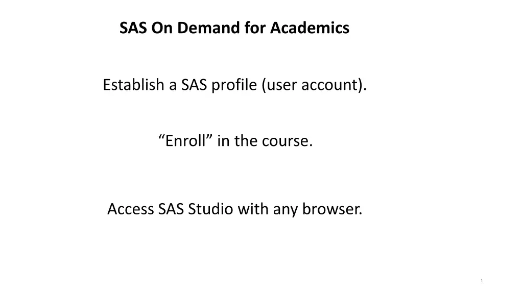 sas on demand for academics