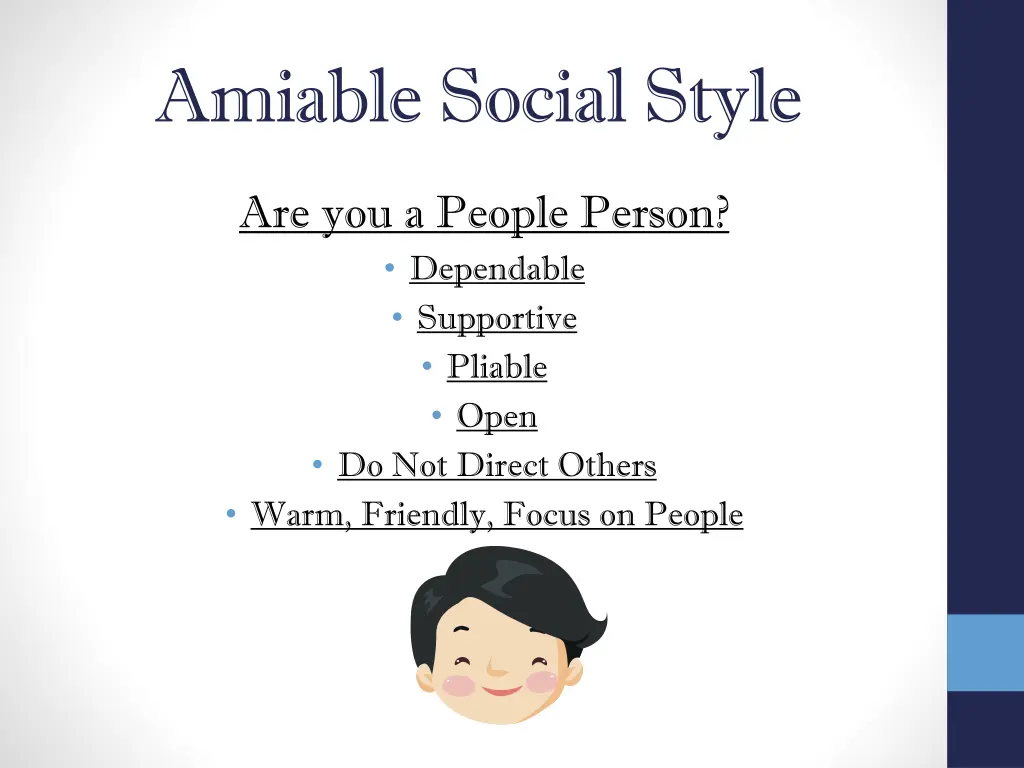 amiable social style