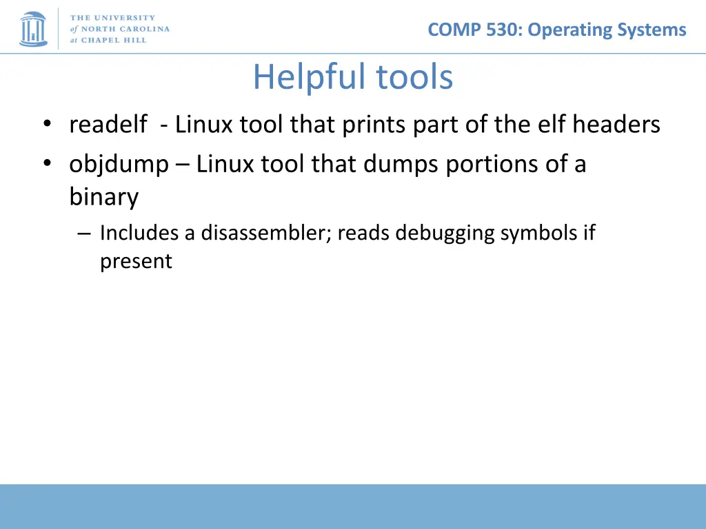 comp 530 operating systems 25