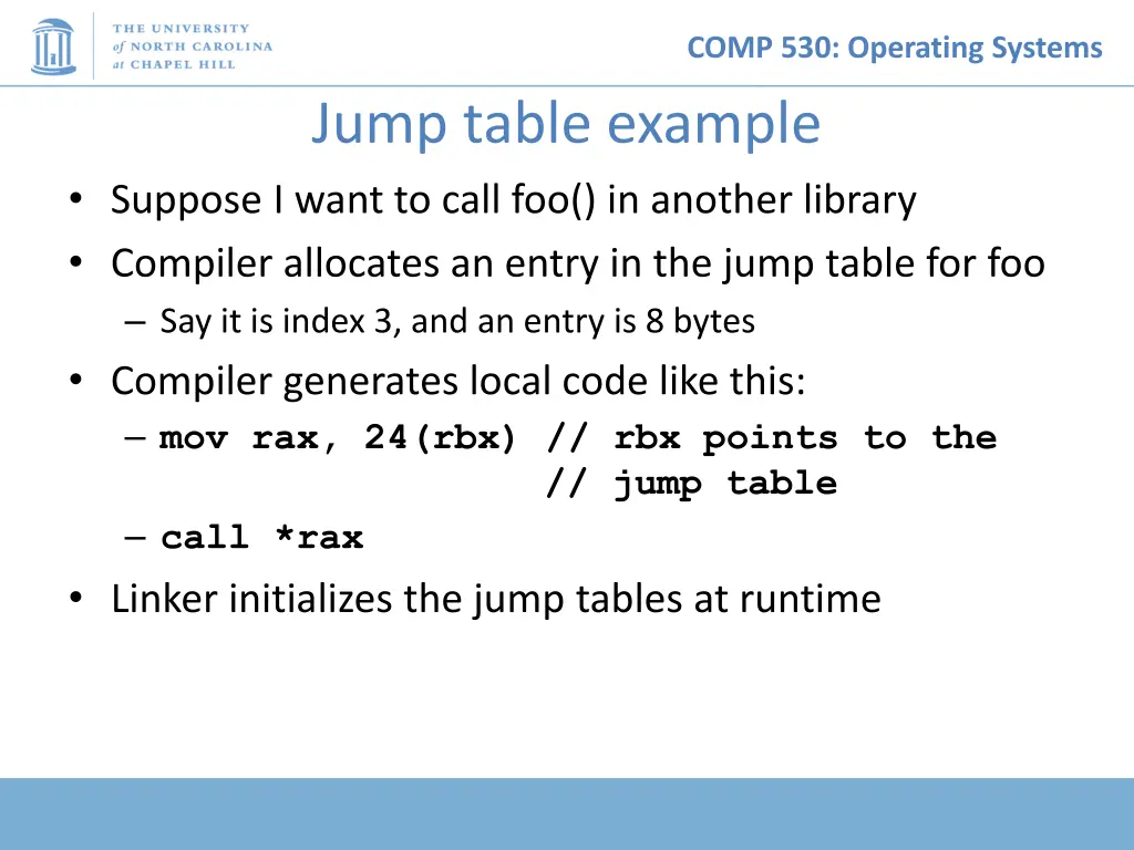 comp 530 operating systems 29