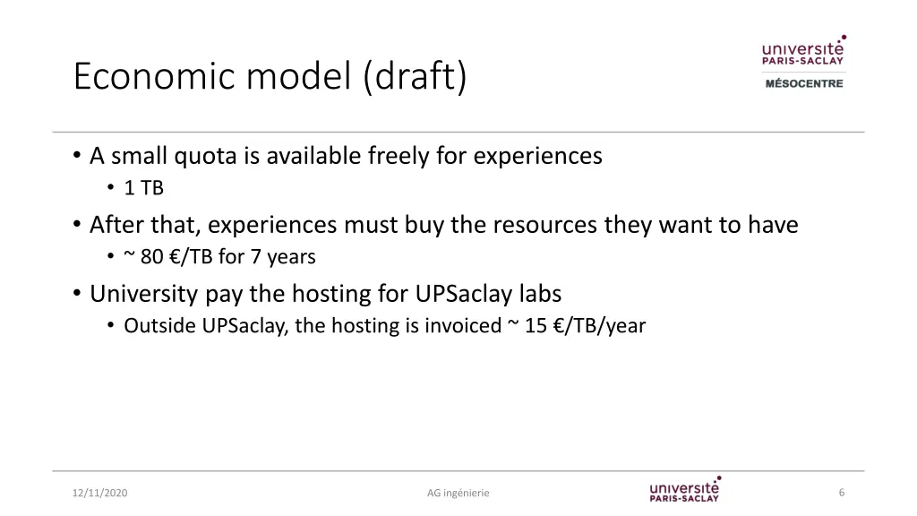 economic model draft