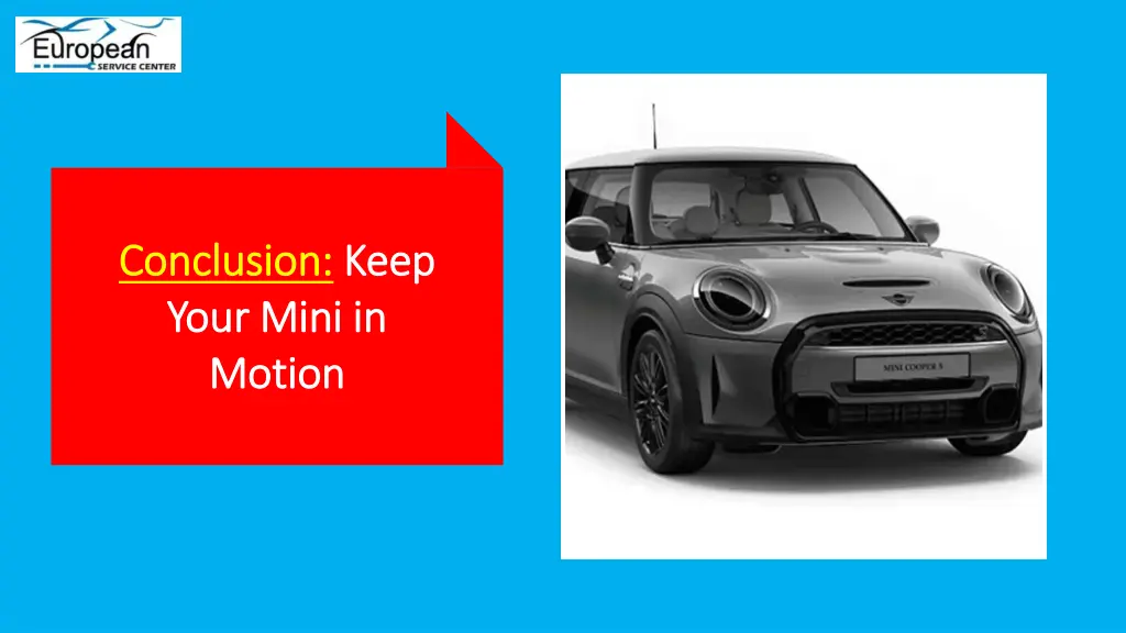 conclusion conclusion keep your mini in your mini