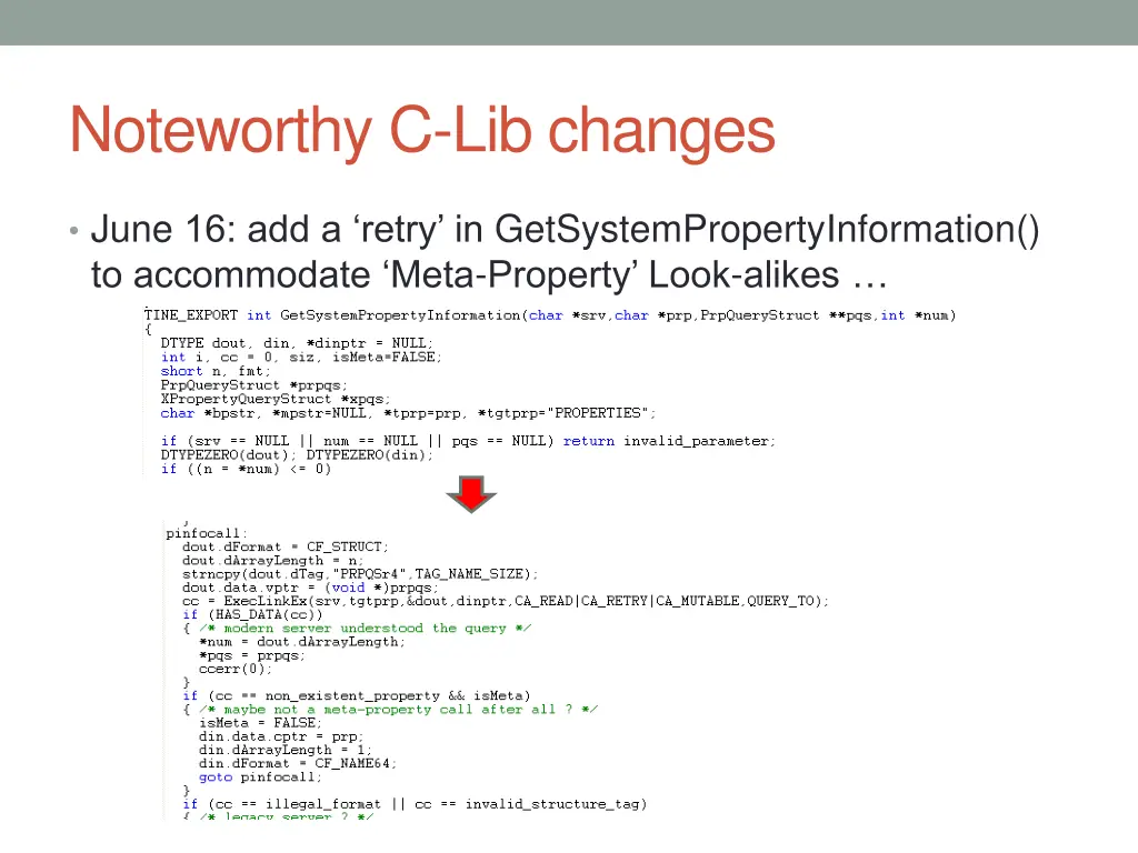 noteworthy c lib changes 2