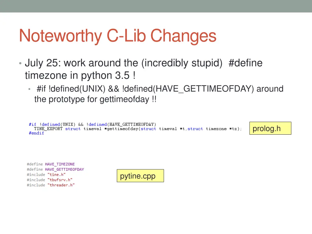noteworthy c lib changes 3