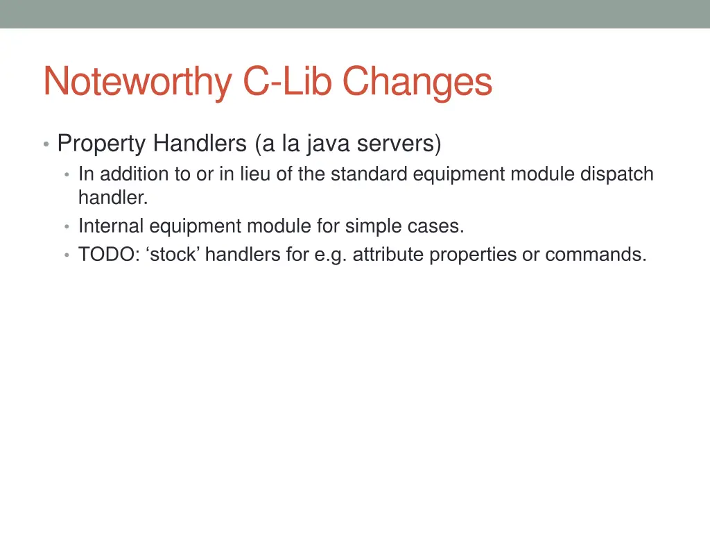 noteworthy c lib changes 8