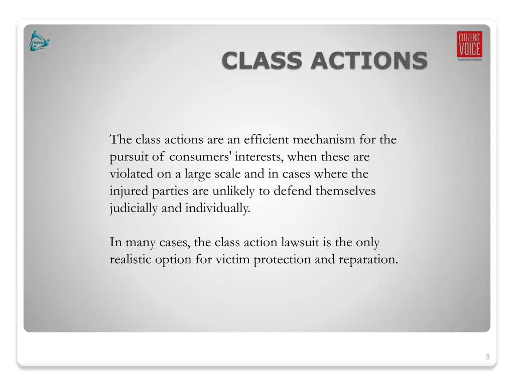 class actions