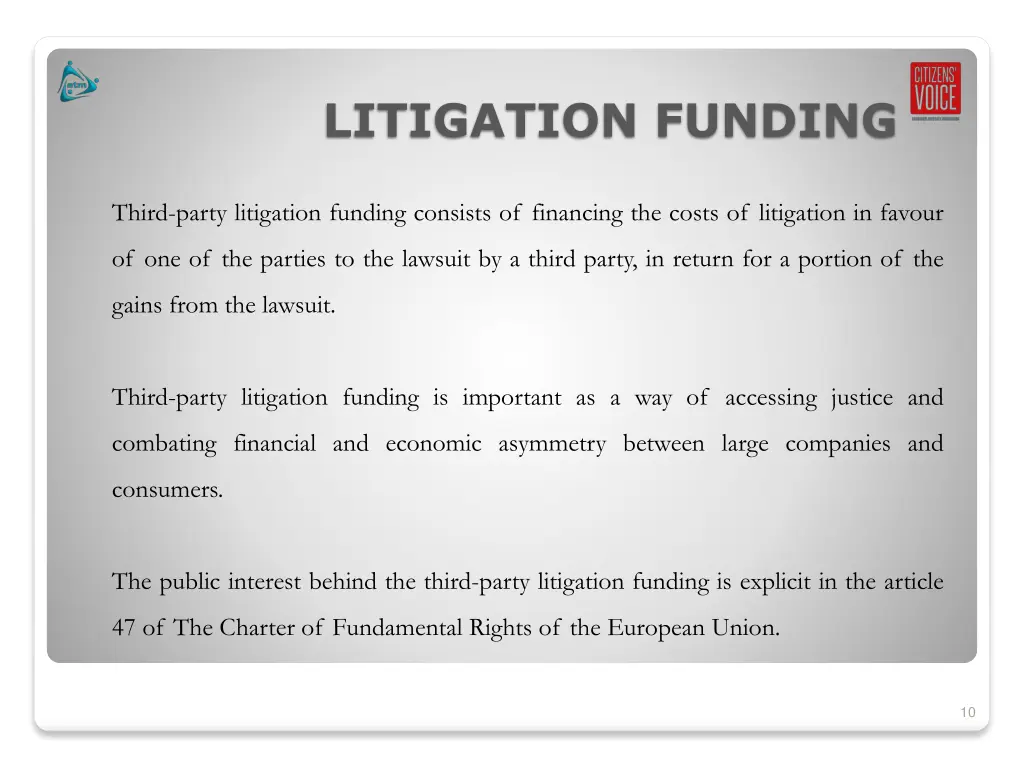litigation funding 1