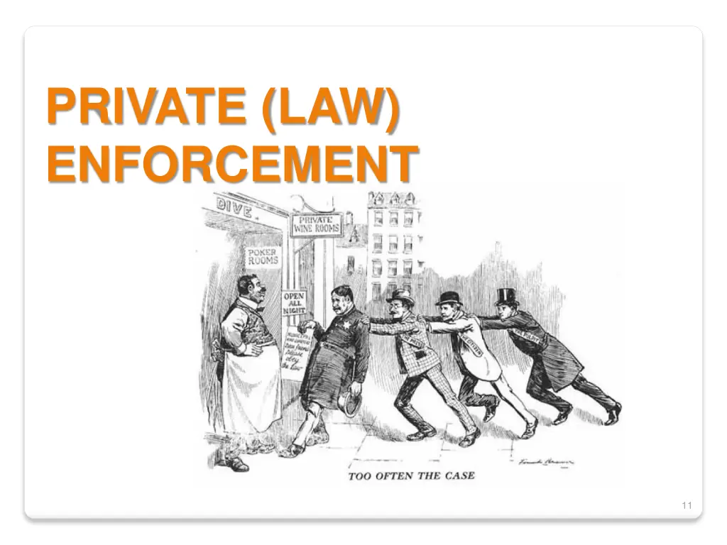private law enforcement