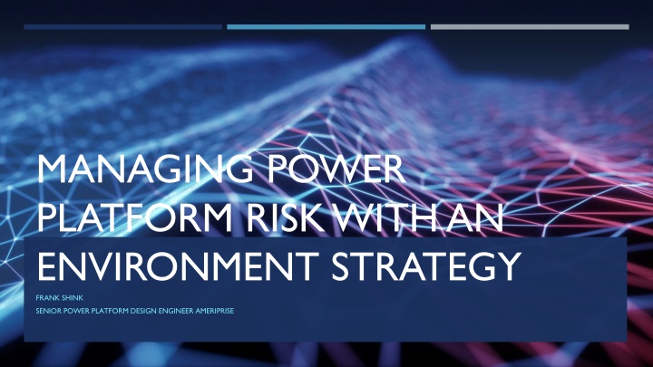 managing power platform risk with an environment