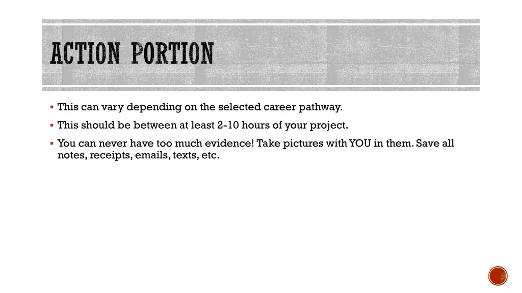 action portion