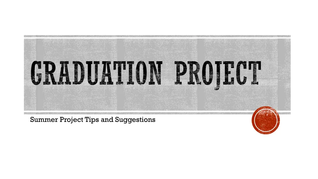 graduation project