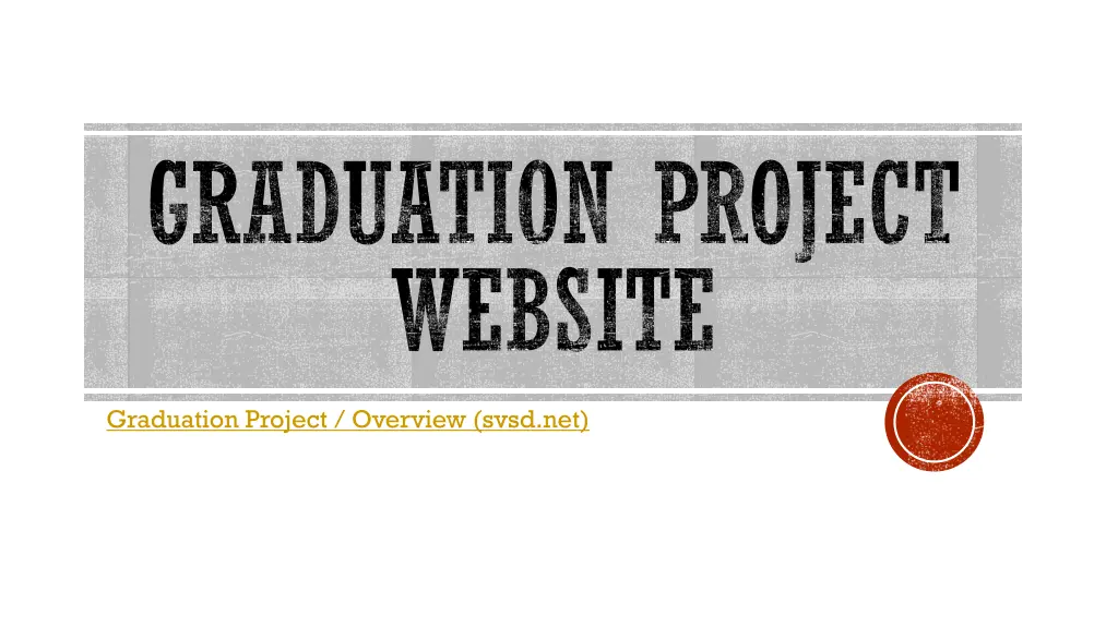 graduation project website