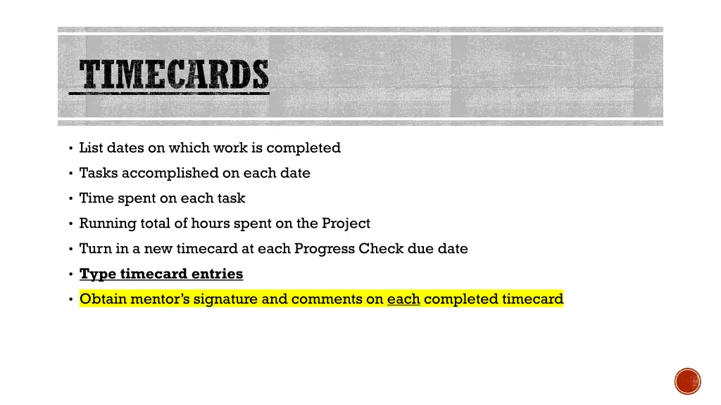 timecards