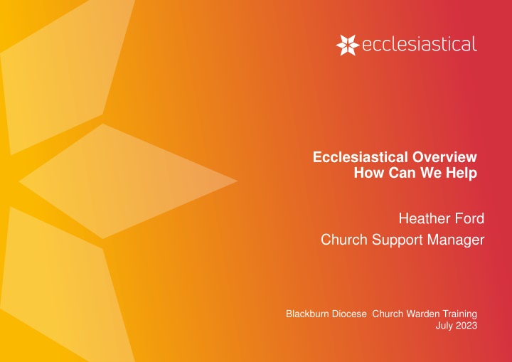 ecclesiastical overview how can we help