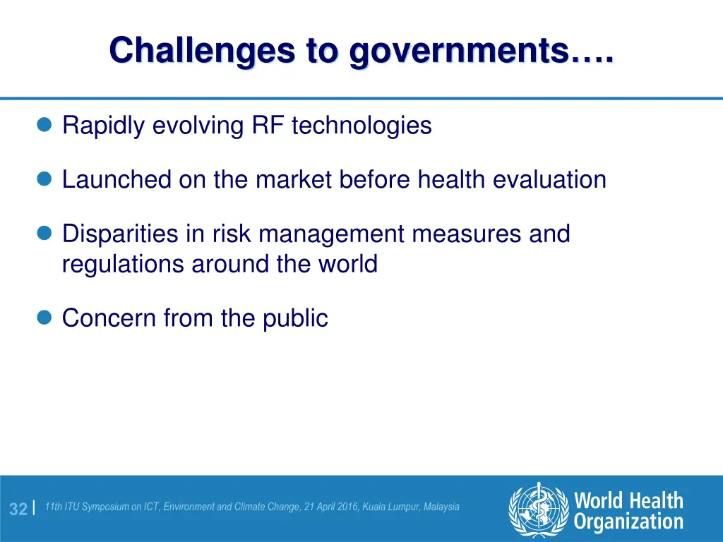 challenges to governments