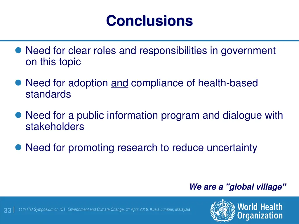 conclusions