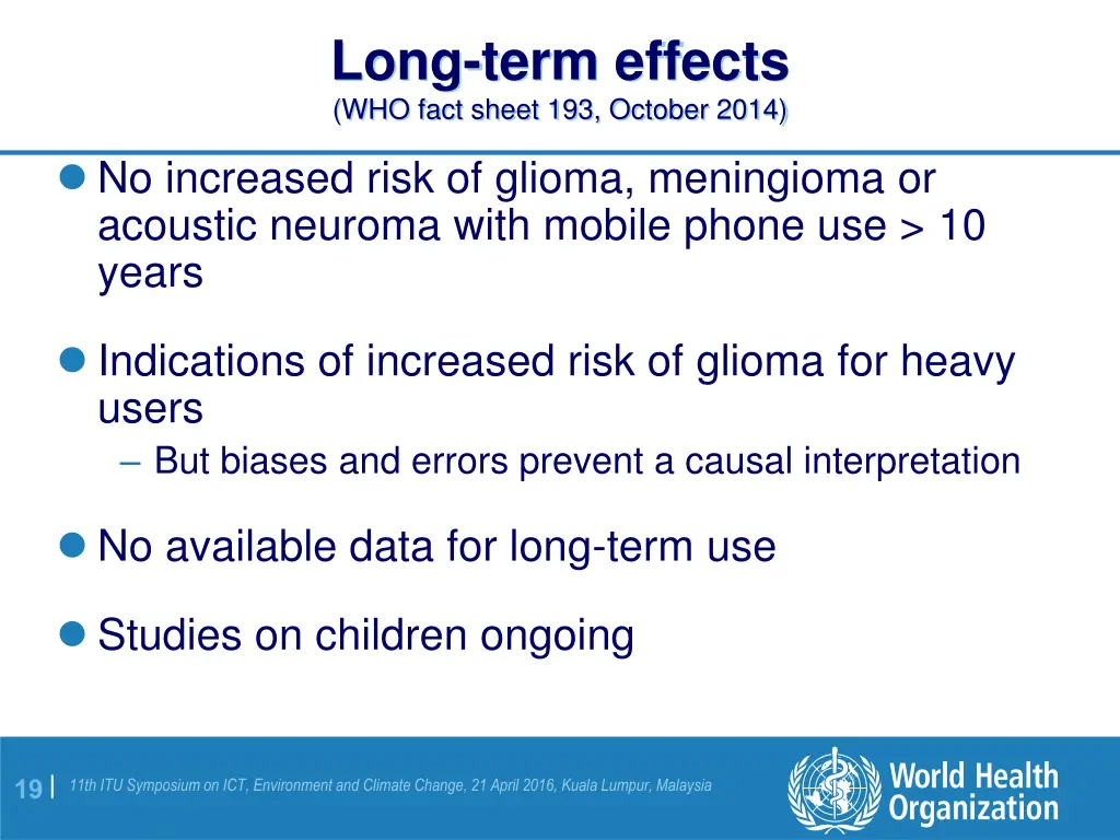 long term effects who fact sheet 193 october 2014