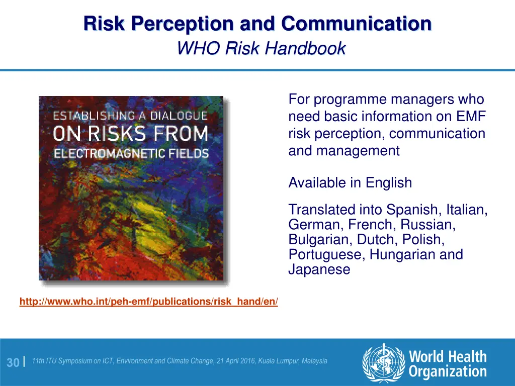 risk perception and communication who risk