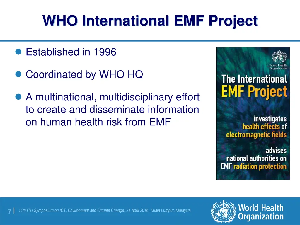 who international emf project