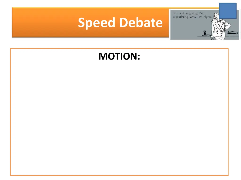 speed debate