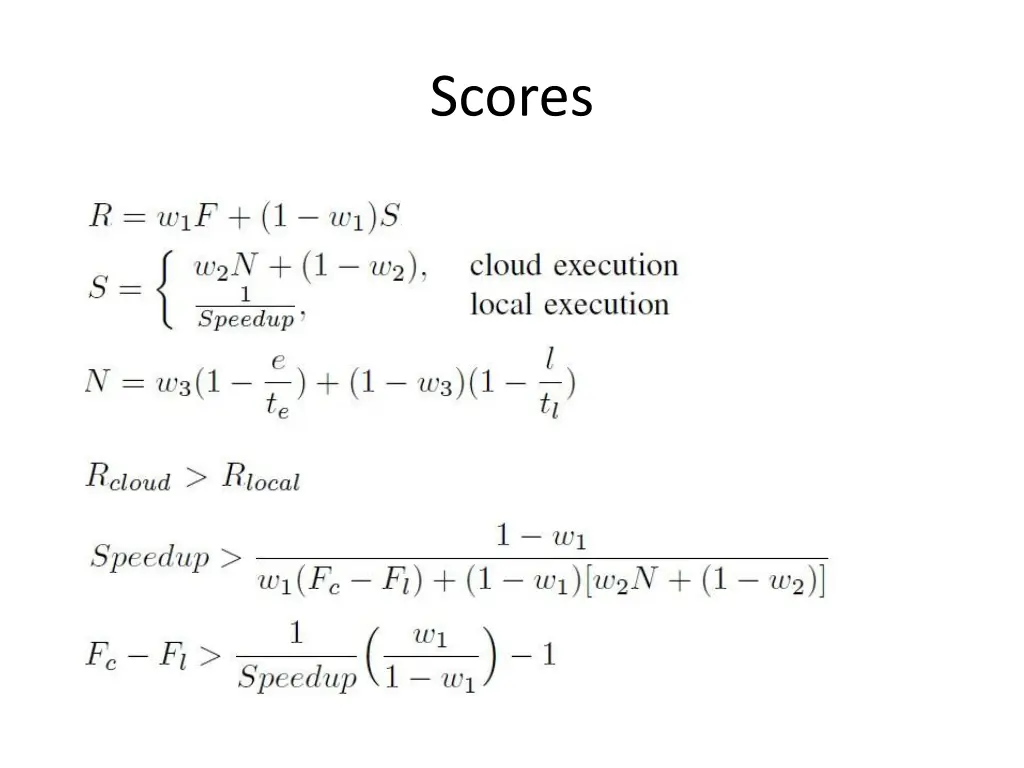 scores