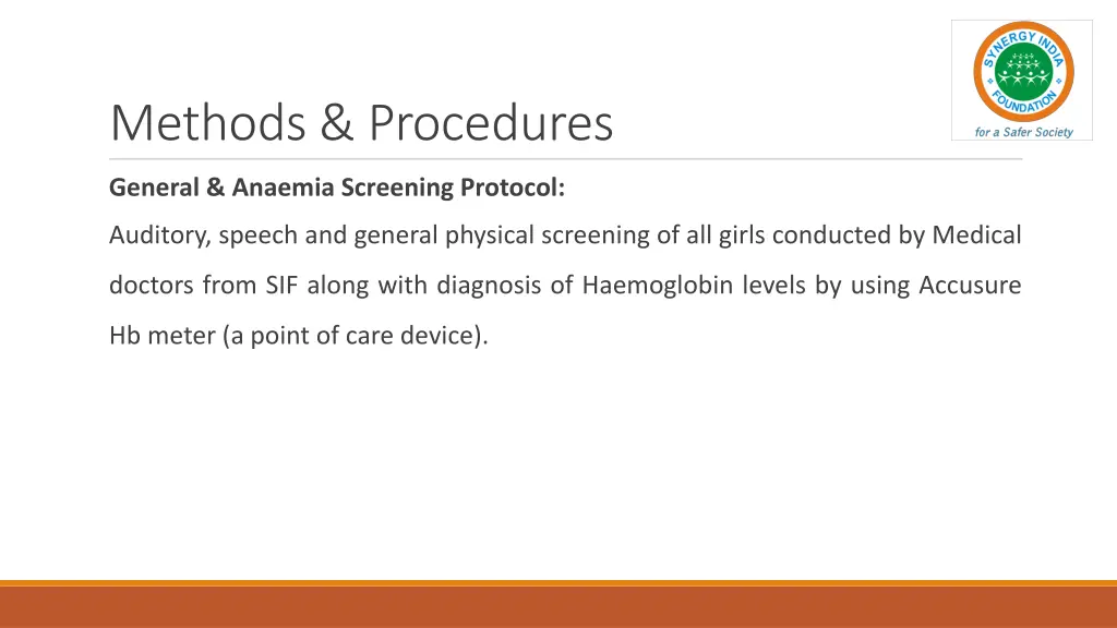 methods procedures 1