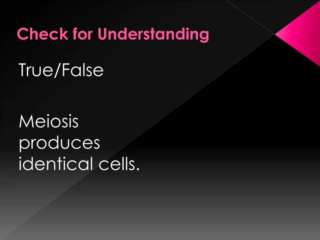 check for understanding 5