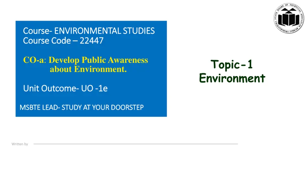 course course environmental studies environmental