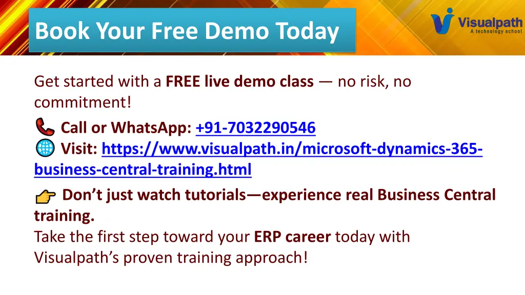 book your free demo today