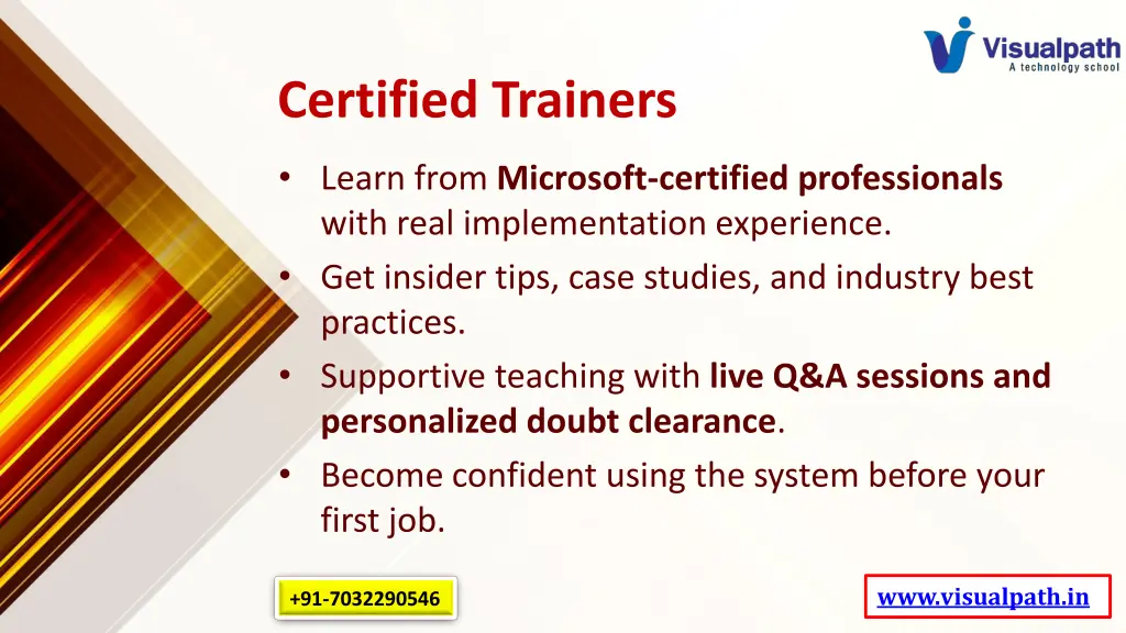 certified trainers