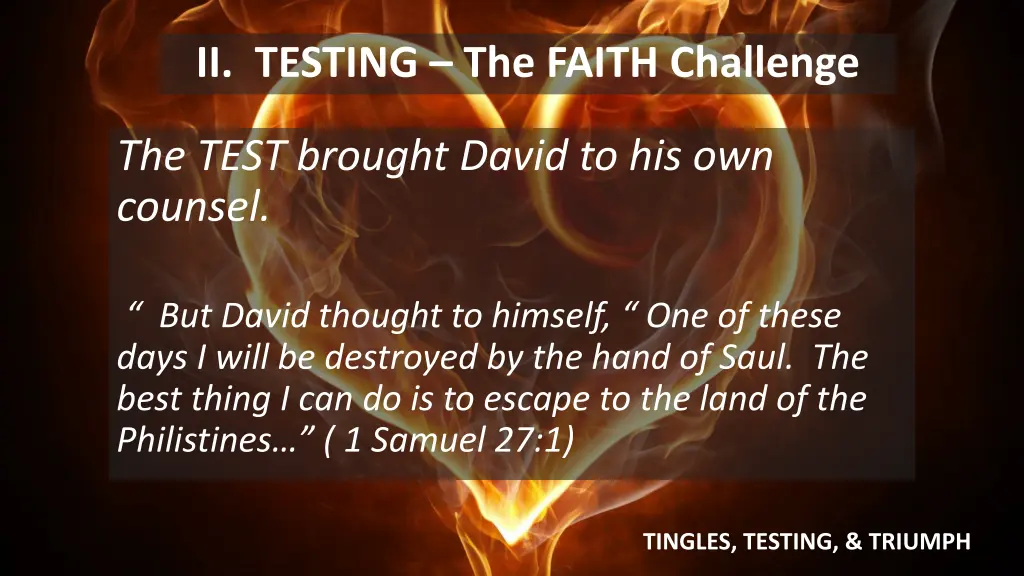 ii testing the faith challenge 2