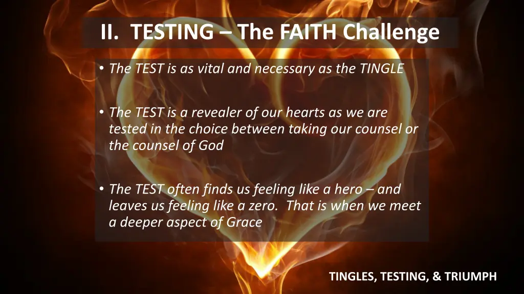 ii testing the faith challenge 4