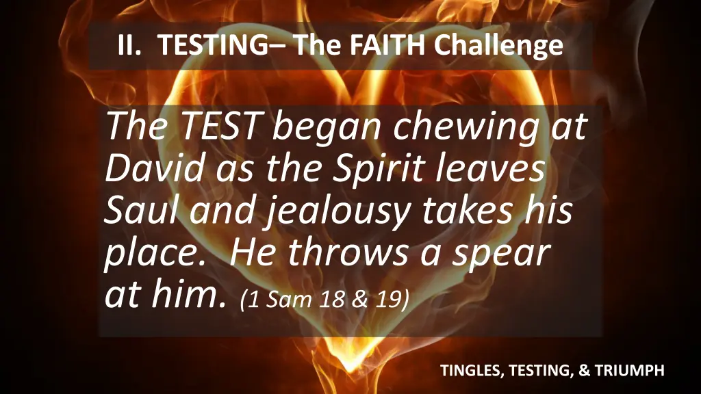 ii testing the faith challenge